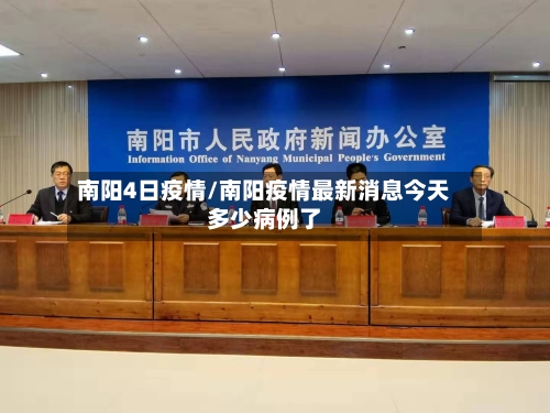南阳4日疫情/南阳疫情最新消息今天多少病例了-第2张图片