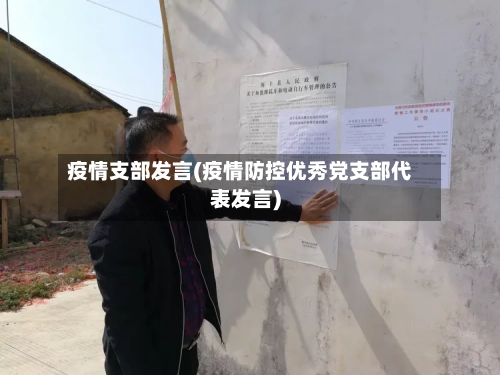 疫情支部发言(疫情防控优秀党支部代表发言)-第2张图片