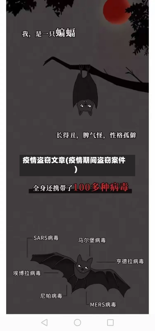 疫情盗窃文章(疫情期间盗窃案件)