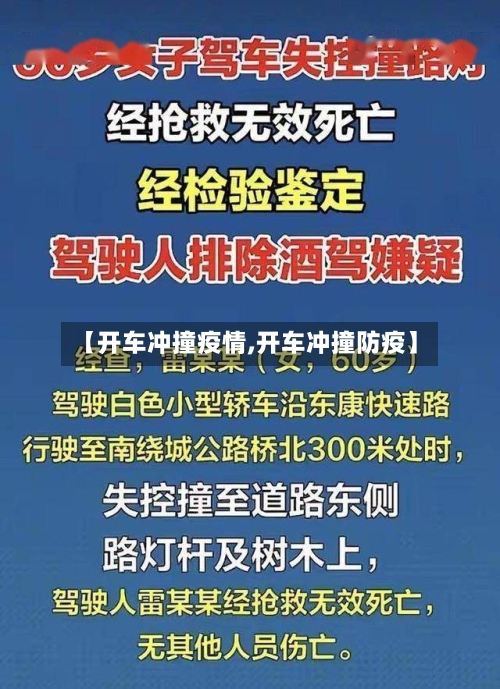 【开车冲撞疫情,开车冲撞防疫】