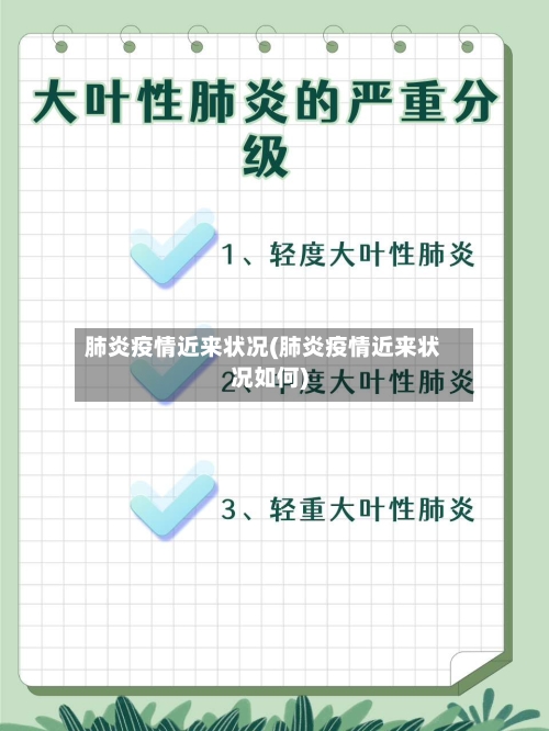 肺炎疫情近来状况(肺炎疫情近来状况如何)