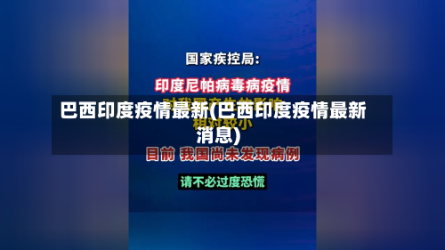 巴西印度疫情最新(巴西印度疫情最新消息)-第2张图片