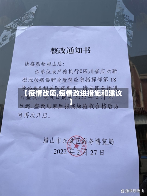 【疫情改项,疫情改进措施和建议】