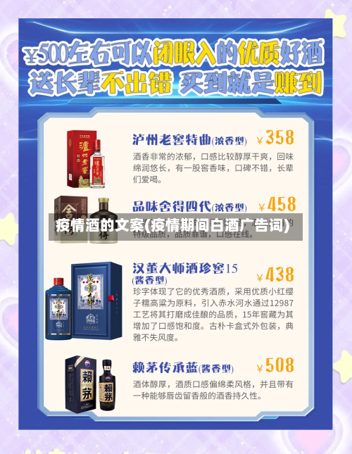 疫情酒的文案(疫情期间白酒广告词)-第2张图片
