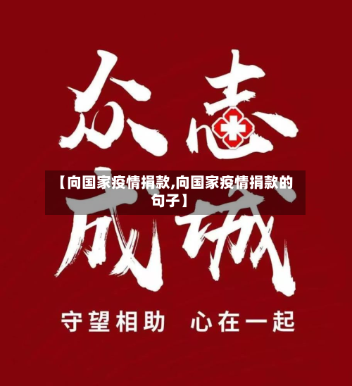 【向国家疫情捐款,向国家疫情捐款的句子】