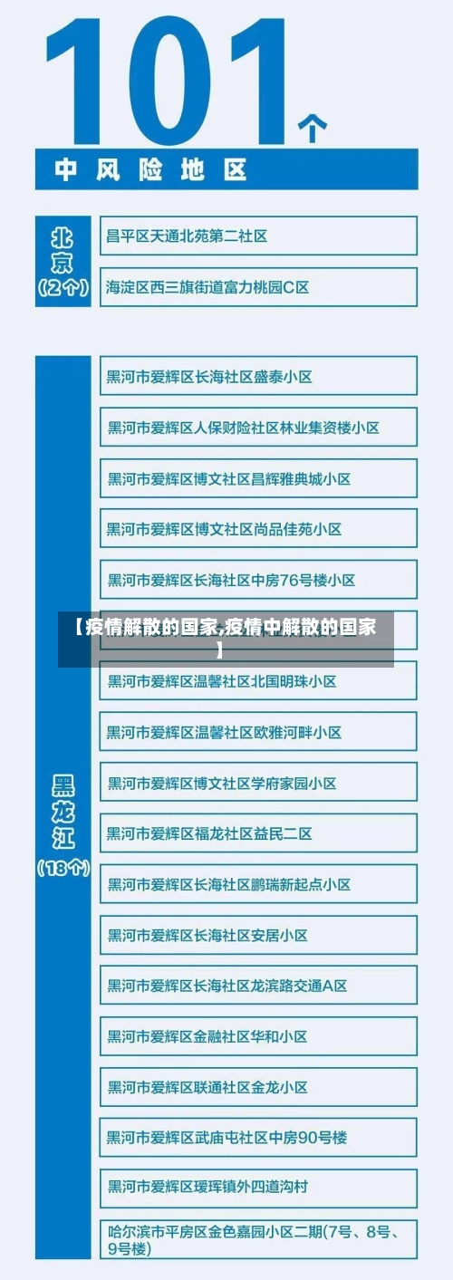 【疫情解散的国家,疫情中解散的国家】