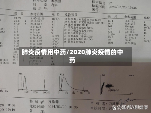肺炎疫情用中药/2020肺炎疫情的中药