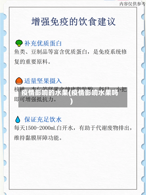 疫情影响的水果(疫情影响水果吗)-第2张图片